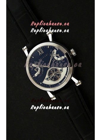 Bvlgari Sotirio Japanese Replica Automatic Watch in Blue Dial