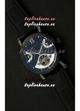 Bvlgari Sotirio Japanese Replica Automatic Watch in Blue Dial