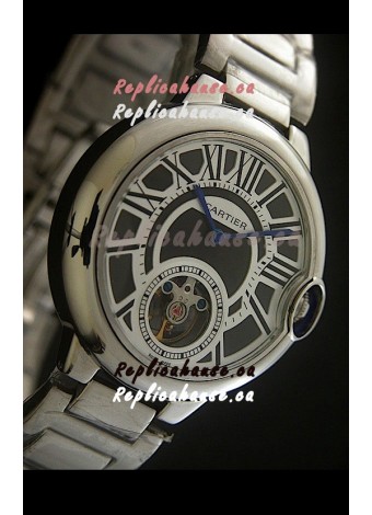Cartier Ballon de Japanese Replica Watch in Black layerd Dial