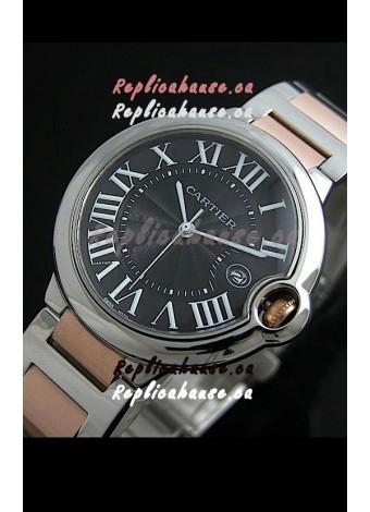 Cartier Ballon Bleu de Japanese Replica Watch Two Tone