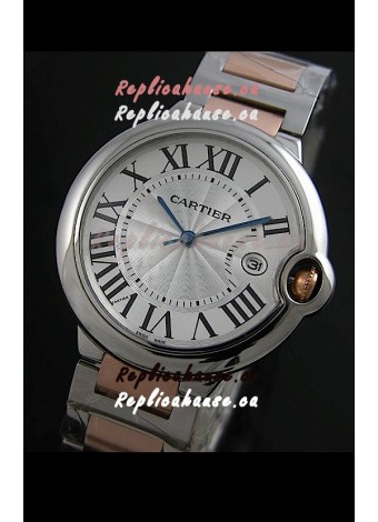Cartier Ballon Blue de Japanese Replica Watch in White Dial