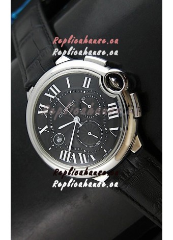 Cartier Ballon de Japanese Replica Watch in Black Dial