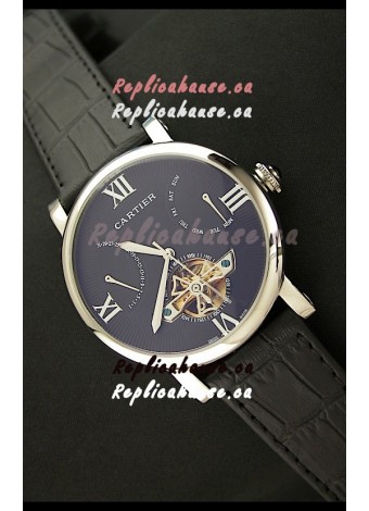 Cartier Calibre de Swiss Tourbillon Steel Watch