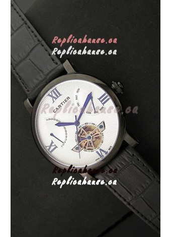 Cartier Calibre de Tourbillon PVD Swiss Watch