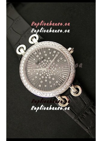 Chopard Xtravaganza Ladies Ladies Japanese Replica Watch in Black Dial