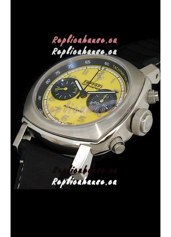 Ferrari Granturismo Swiss Replica Watch in Yellow Dial