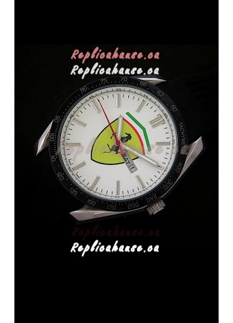 Ferrari Scuderia Watch in White Dial