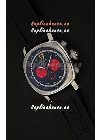 Ferrari Chronograph Japanese Replica Watch in Black Dial