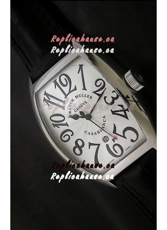 Franck Muller Casa Blanca Japanese Replica Watch in White Dial