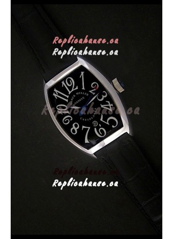 Franck Muller Casa Blanca Japanese Replica Watch in Black Dial