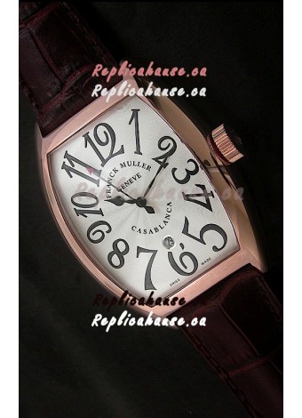 Franck Muller Casa Blanca Japanese Replica Watch in White Dial