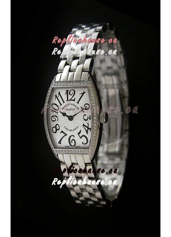 Franck Muller Casa Blanca Japanese Replica Watch in White Dial