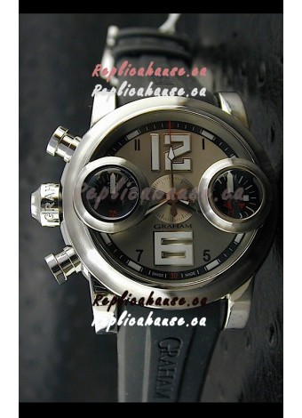 Graham Chronograph Swordfish Swiss Replica Watch in Light Grey Dial