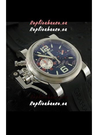 Graham Chronofighter Oversize Swiss Replica Watch in Black Dial