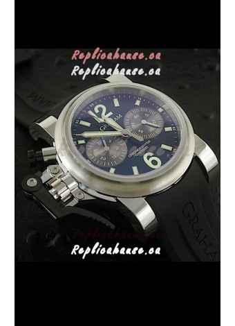 Graham Chronofighter Oversize Swiss Replica Watch in Black Dial
