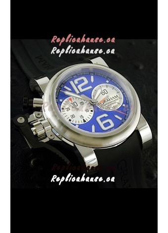 Graham Chronofighter Oversize Swiss Replica Watch in Black Dial