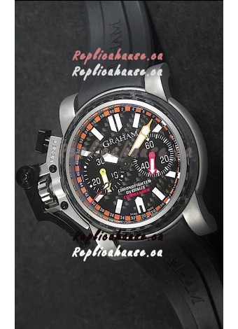 Graham Chronofighter Commander Swiss Replica Watch in Black Dial