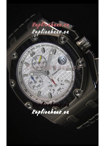 Audemars Piguet Royal Oak Offshore Juan Pablo Montoya Swiss Watch 3120 Movement White Dial - 1:1 Mirror