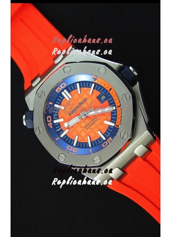 Audemars Piguet Royal Oak Offshore Diver Japanese Automatic Replica Watch in Orange