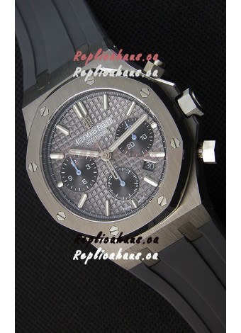 Audemars Piguet Royal Oak Chronograph Slate Grey Dial Rubber Strap Swiss Replica Watch 
