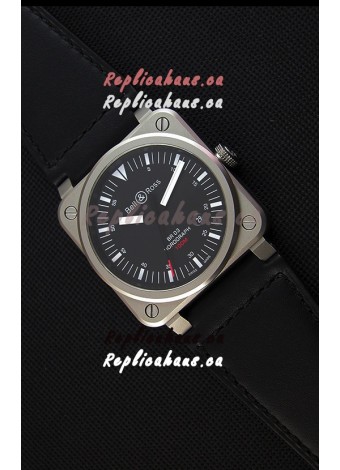 Bell & Ross BR03-92 Horograph Black Dial Swiss Leather Strap 1:1 Mirror Replica Watch
