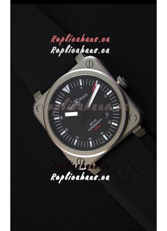 Bell & Ross BR03-92 Horograph Black Dial Swiss Rubber Strap 1:1 Mirror Replica Watch