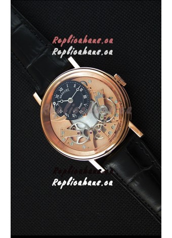 Breguet Tradition 7057BR/R9/9W6 Pink Gold Dual Tourbillon Swiss Replica Watch 