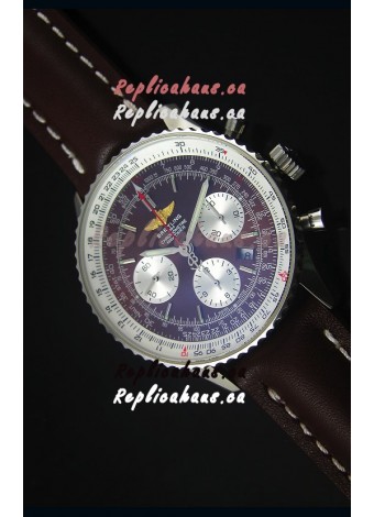 Breitling Navitimer 01 Brown Dial Steel Case 1:1 Mirror Swiss Replica Watch