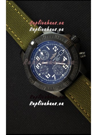Breitling Avenger Titanium Case Swiss Replica Watch Carbon Dial 1:1 Mirror Replica Watch