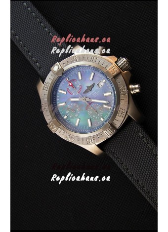 Breitling Avenger Titanium Case Swiss Replica Watch MOP Dial 1:1 Mirror Replica Watch