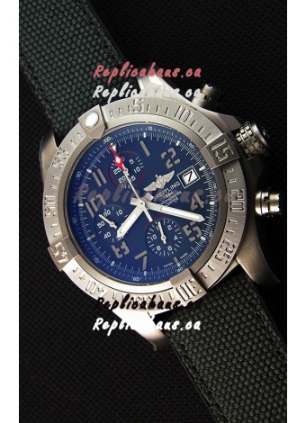 Breitling Avenger BANDIT Titanium Case Swiss Replica Watch Black Dial 1:1 Mirror Replica Watch