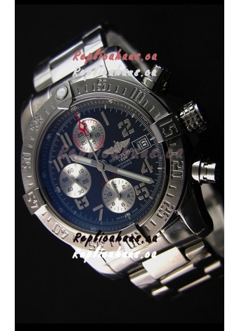 Breitling Skyland Avenger Chronograph Swiss Replica Watch Dark Grey Dial 1:1 Mirror Replica