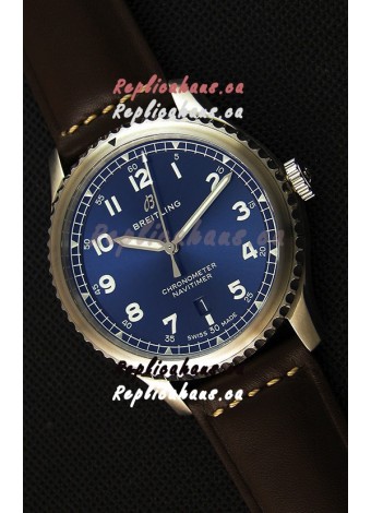 Breitling Navitimer 8 Automatic 41MM Swiss Replica Watch in Blue Dial 