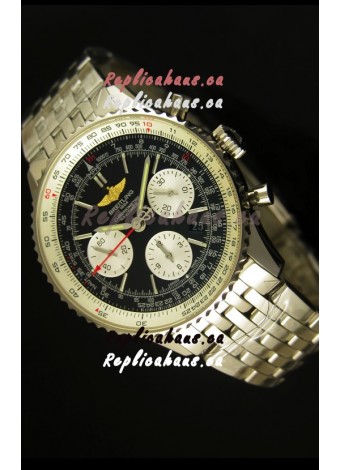 Breitling Navitimer 01 Swiss 1:1 Mirror Updated 2017 Replica Watch in Black Dial