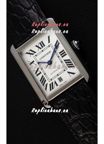 Cartier Tank Solo Swiss Automatic Watch in Steel Strap 31MM Wide 