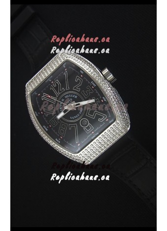 Franck Muller Vanguard Swiss Replica Watch in Stainless Steel Case