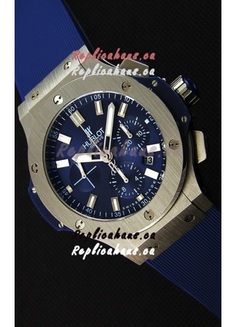 Hublot Big Bang Steel Blue Swiss Replica Watch 1:1 Mirror Replica 
