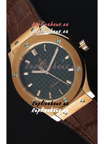 Hublot Classic Fusion King Gold Swiss Replica Watch - 1:1 Mirror Replica