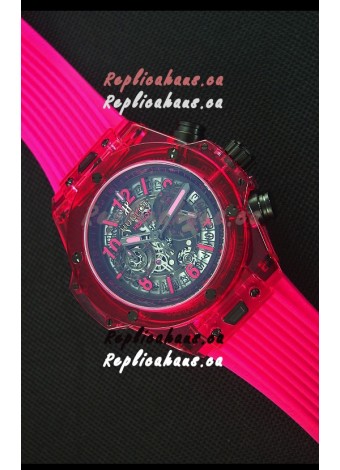 Hublot Big Bang Unico Red Sapphire Quartz Replica Watch 45MM