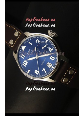 IWC Big Pilot - Functional Power Reserve Blue Dial 1:1 Mirror Replica Watch