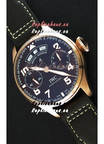 IWC Big Pilot Annual Calender Antoine de Saint Exupéry Brown Dial IW502706 1:1 Mirror Replica