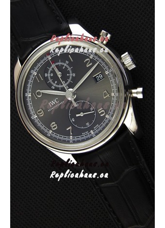 IWC Portugieser Chronograph Classic IW390302 Grey Dial Swiss Replica Watch 