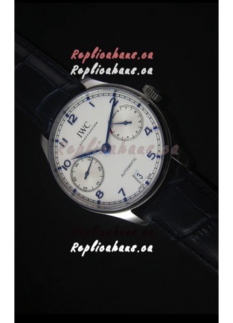 IWC IW500705 Portugieser Swiss 1:1 Mirror Replica Watch White Dial - Updated 2016 Version