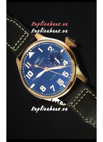 IWC Big Pilot Rose Gold - Functional Power Reserve 1:1 Mirror Replica Watch