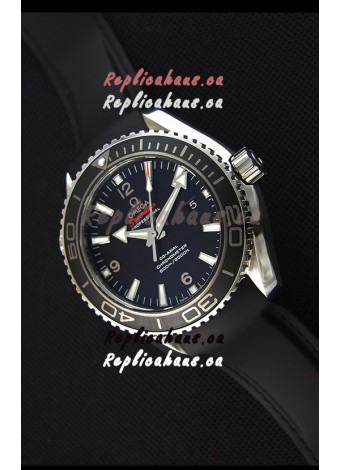 Omega Seamaster Planet Ocean Swiss Black Strap Replica 45MM 1:1 Ultimate Edition Watch 