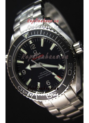 Omega Seamaster Planet Ocean Swiss Black Strap Replica 42MM 1:1 Ultimate Edition Watch 