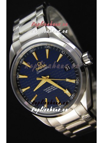 Omega Seamaster Aqua Terra Co-Axial Blue Limited Edition Swiss 1:1 Mirror Replica