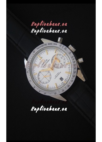 Omega Speedmaster 57 Co-Axial Chronograph Watch in Leather Strap
