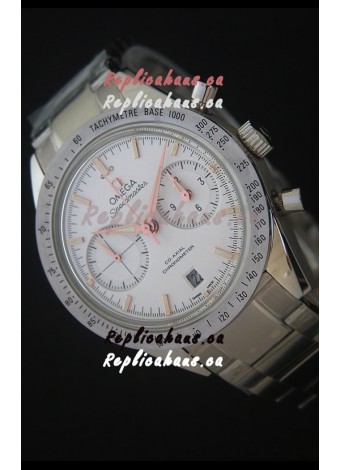 Omega Speedmaster 57 Co-Axial Chronograph in Pink Gold Markers Swiss Watch