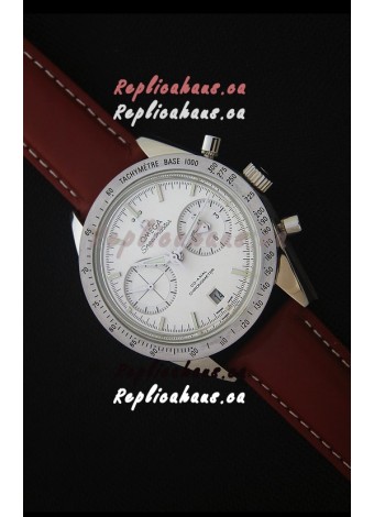 Omega Speedmaster 57 Co-Axial Chronograph Watch in Leather Strap